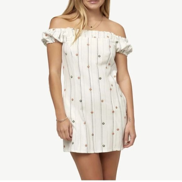 CLEARANCE SALE O’Neill Embroidered Flower Peasant Dress Size S - Picture 7 of 12